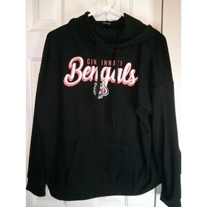 Vintage NFL Cincinnati Bengals Hoodie Pullover Sleepwear Hoodie Football Fan Med